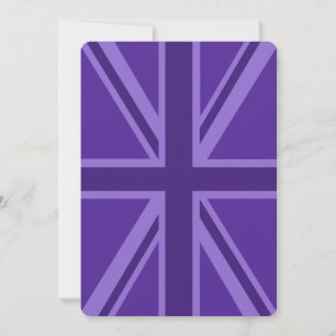Purple Accent Union Jack Decor
