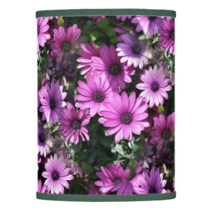 Purple African Daisy Flowers Nature Pattern    Lamp Shade
