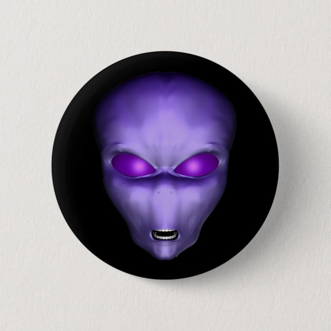 Purple Alien Button (Front)
