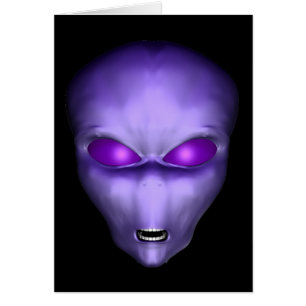 Purple Alien Cards
