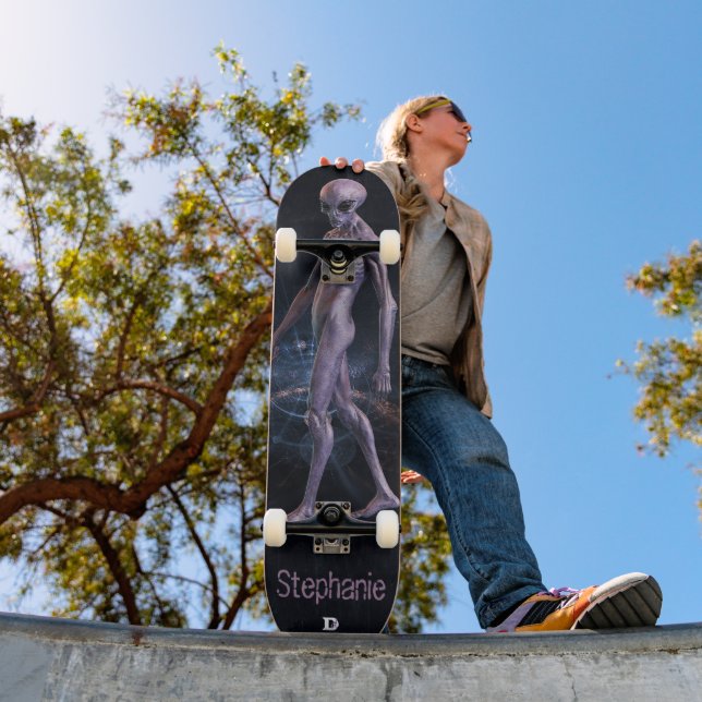Purple Alien Dd Brand Skateboard (Outdoor 1)