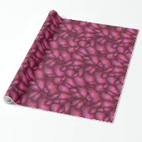 Metallic Iridescent Rainbow Pink Aqua Purple Girly Wrapping Paper