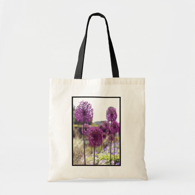 Purple alium tote bag (Front)