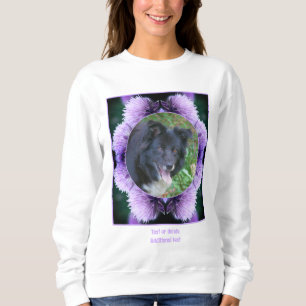Purple Allium Personalized Create Your Own Photo Sweatshirt