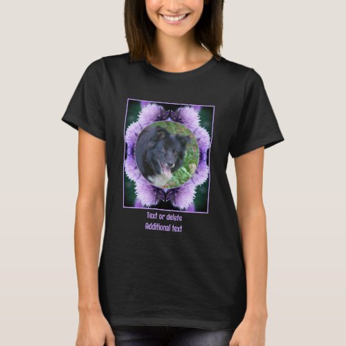 Purple Allium Personalized Create Your Own Photo T_Shirt