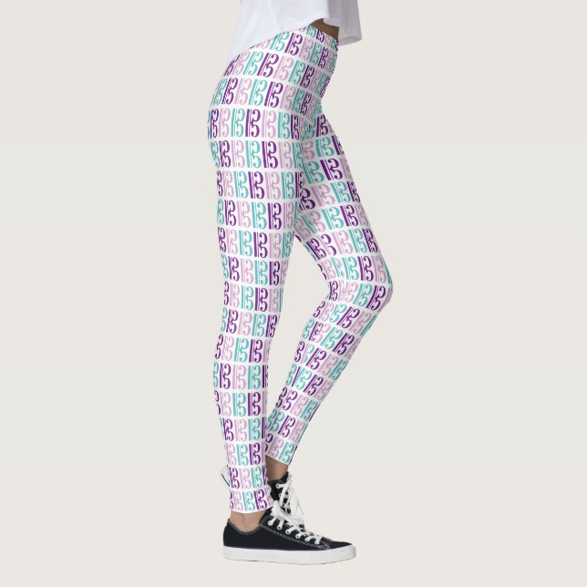 Purple Alto Clef Leggings (Right)