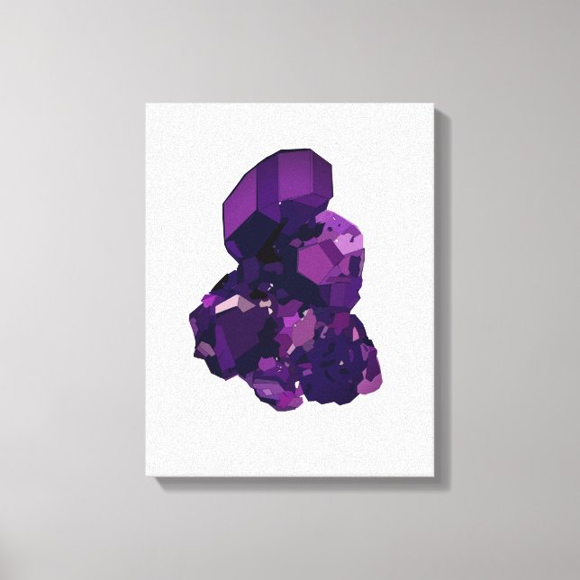 Purple Amethist Vector Art Single Print (Front)