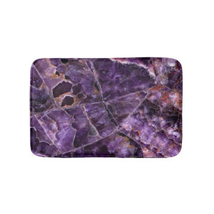 Purple Amethyst Bath Mat