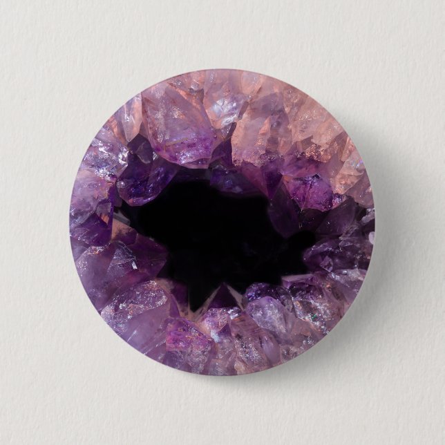 Purple Amethyst Button (Front)