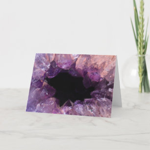 Purple Amethyst Card