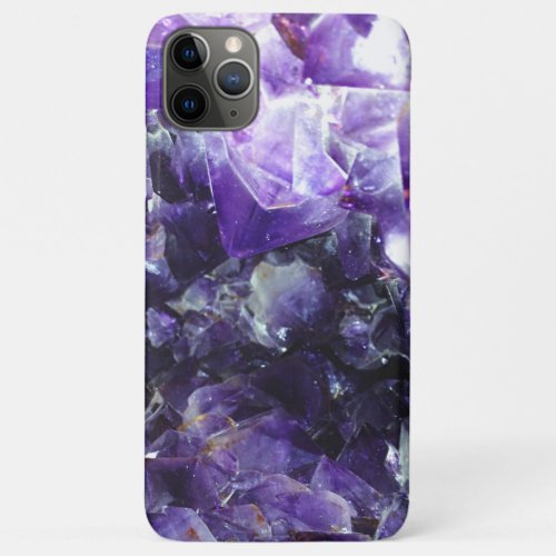 Purple amethyst iPhone 11 pro max case