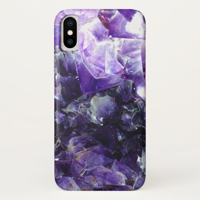 Purple amethyst Case-Mate iPhone case (Back)