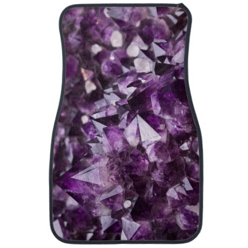 Purple Amethyst Crystal Car Floor Mats 