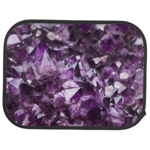 Purple Amethyst Crystal Car Floor Mats 