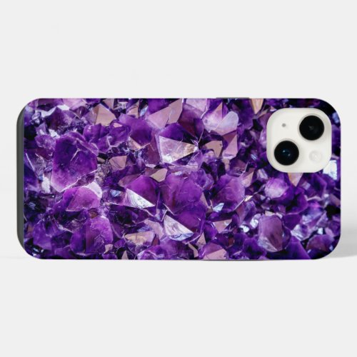 Purple Amethyst Crystal Gems IPhone Samsung Case