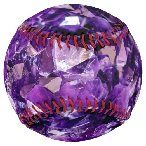 Purple Amethyst Crystal Geode Gemstone SoftBall