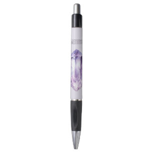 Purple Amethyst Crystal Pen