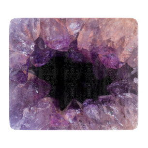 Purple Amethyst Cutting Board