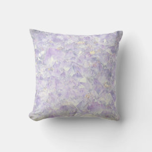 Purple Amethyst design Throw Pillow