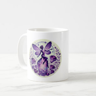 Purple Amethyst Fairy Fairies  Coffee Mug