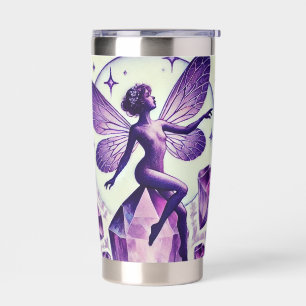 Purple Amethyst Fairy Fairies                      Insulated Tumbler