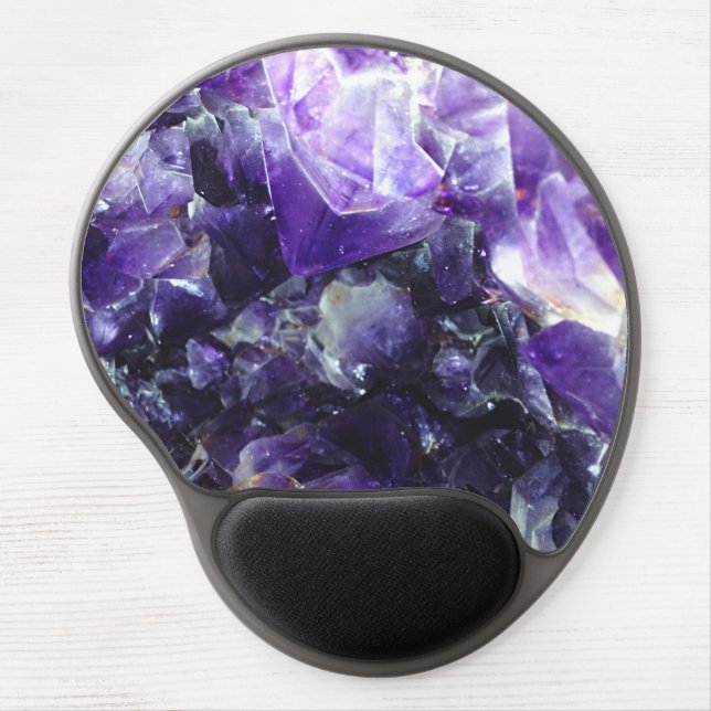 Purple amethyst gel mouse pad (Front)