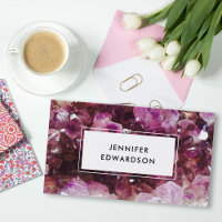 Purple amethyst gemstone crystal professional