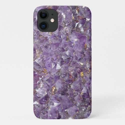 Purple Amethyst Gemstone Custom Phone Case