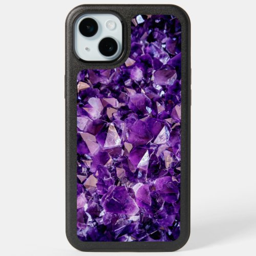 Purple Amethyst Gemstone Geode iphone 15 pro max