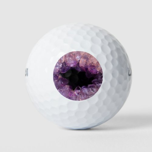 Purple Amethyst Golf Balls