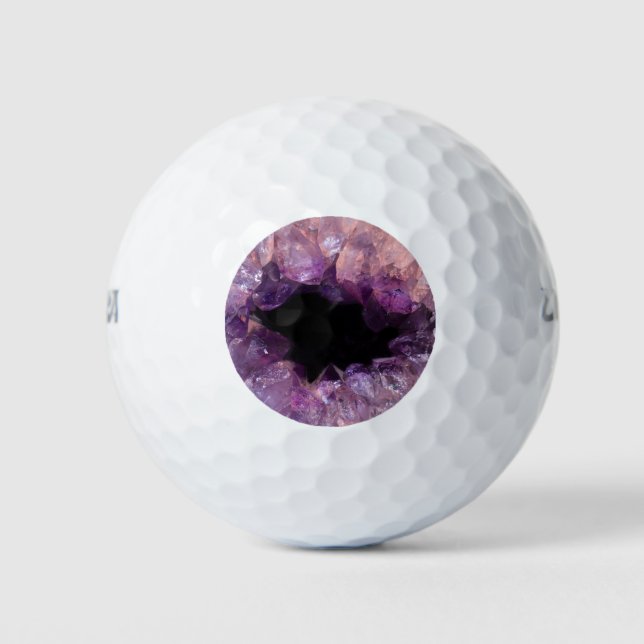 Purple Amethyst Golf Balls (Front)