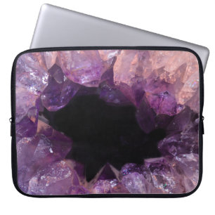 Purple Amethyst Laptop Sleeve