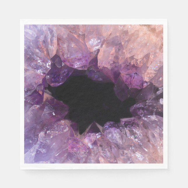 Purple Amethyst Napkins (Front)