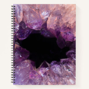 Purple Amethyst Notebook