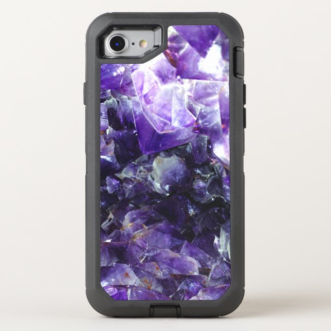 Purple amethyst otterbox iPhone case (Back)