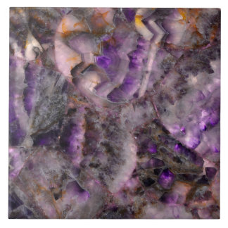 Purple Amethyst Quartz Ceramic Tile