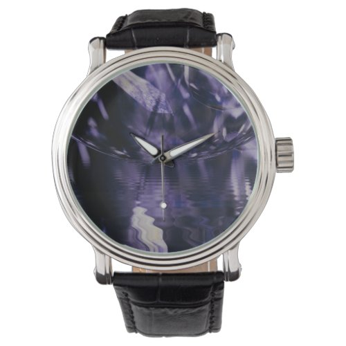 Purple Amethyst Quartz Crystal February Birthstone Watch