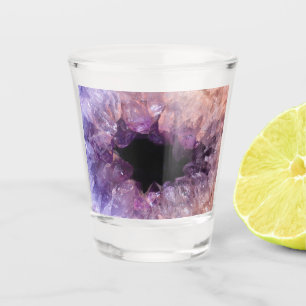 Purple Amethyst Shot Glass