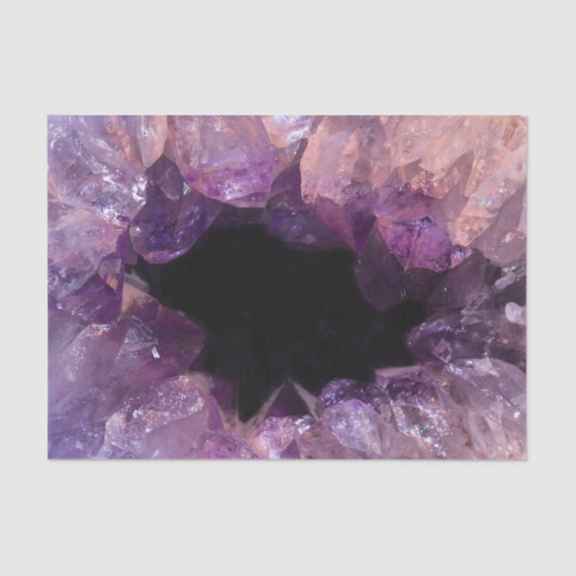 Purple Amethyst Tissue Paper (Front)