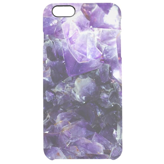 Purple amethyst uncommon iPhone case (Back)