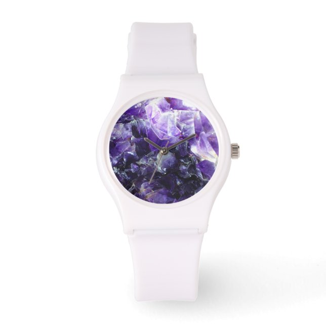 Purple amethyst watch (Front)