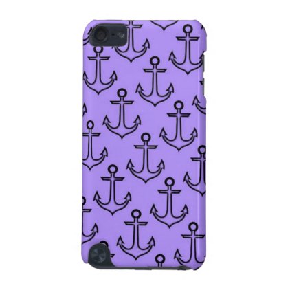 Purple Anchor iPod Touch 5/6 Case