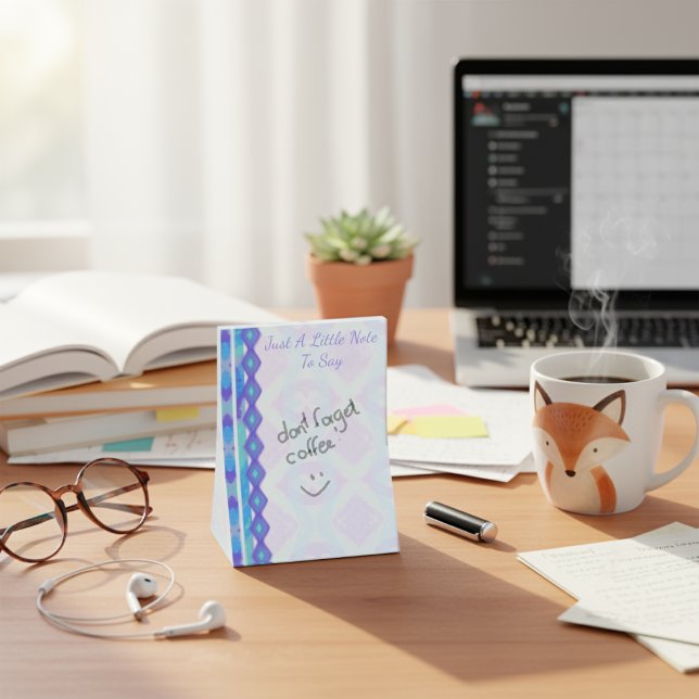 Purple And Aqua Painted Diamonds Post-it Notes (Modern painted shades of blue for a fun note pad. Need a small gift? Great for moms & students.)