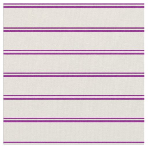Purple and Beige Striped/Lined Pattern Fabric