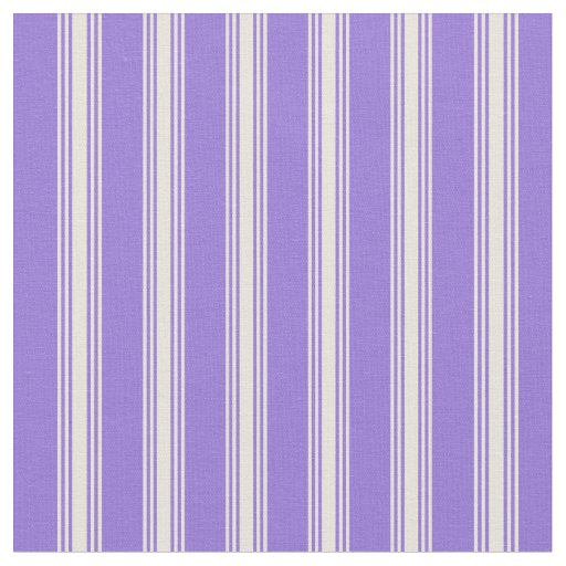 Purple and Beige Stripes Pattern Fabric
