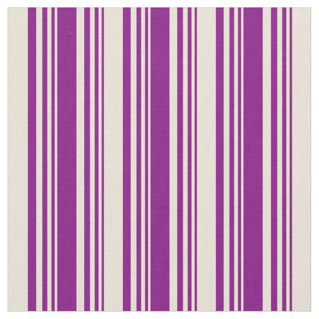 Purple and Bisque Pattern Fabric (Close Up)