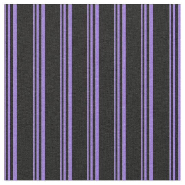 Purple and Black Colored Pattern Fabric (Close Up)