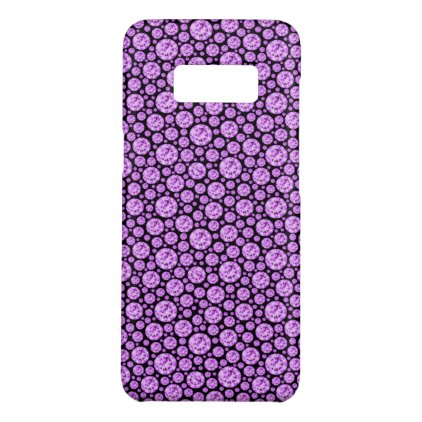 Purple and Black Diamond Bling Pattern Case-Mate Samsung Galaxy S8 Case