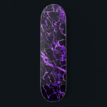 Purple and Black Marble, Skateboard<br><div class="desc">Purple and Black Marble</div>