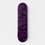 Purple And Black Mottled Skateboard Deck at Zazzle